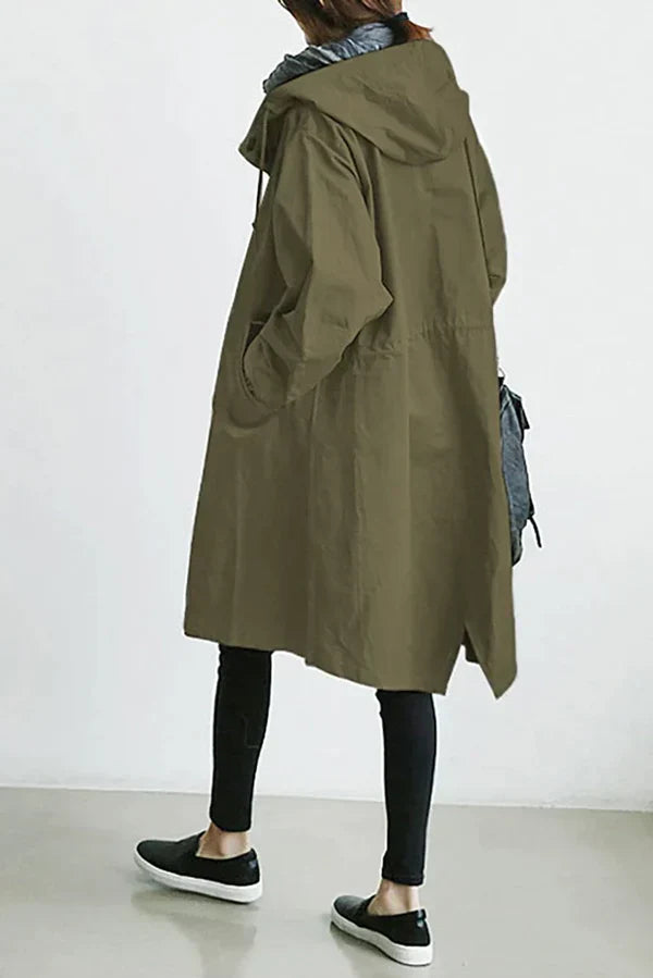 Imperméable élégant pour femme coupe ajustée