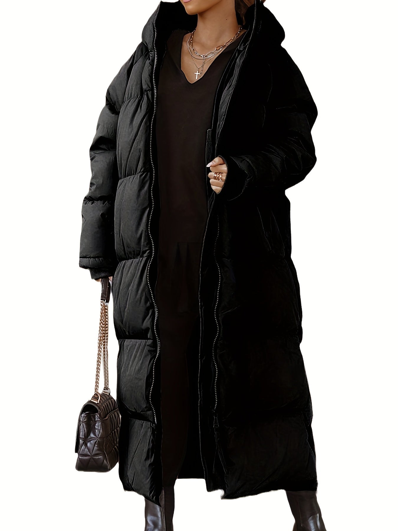 Veste d'hiver femme élégante moderne et chaude