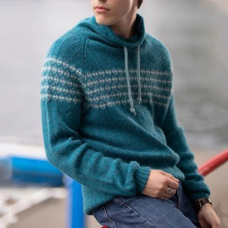 Retro-Hoodie Herren Vintage-Style - IdealeKleiden