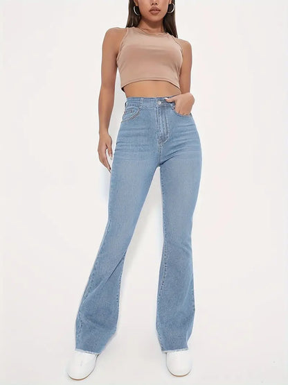 Jean skinny stylée avec ourlet brut