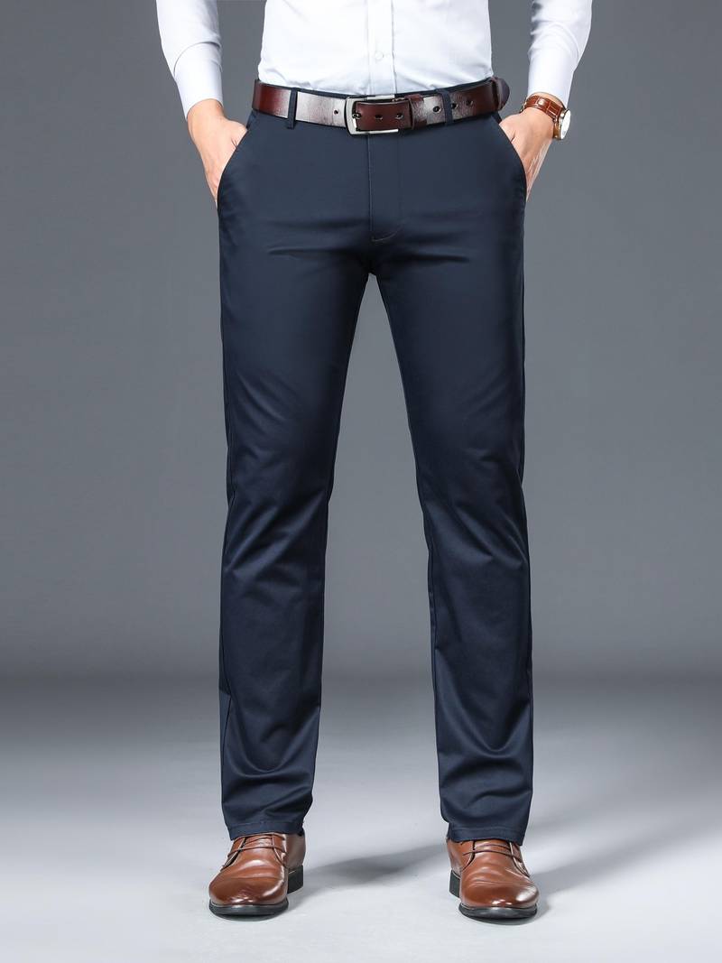 Pantalon de costume homme Coupe Classique Élégante