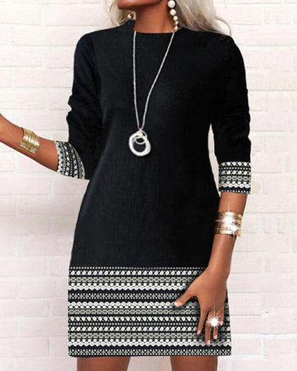 Robe patchwork colorée