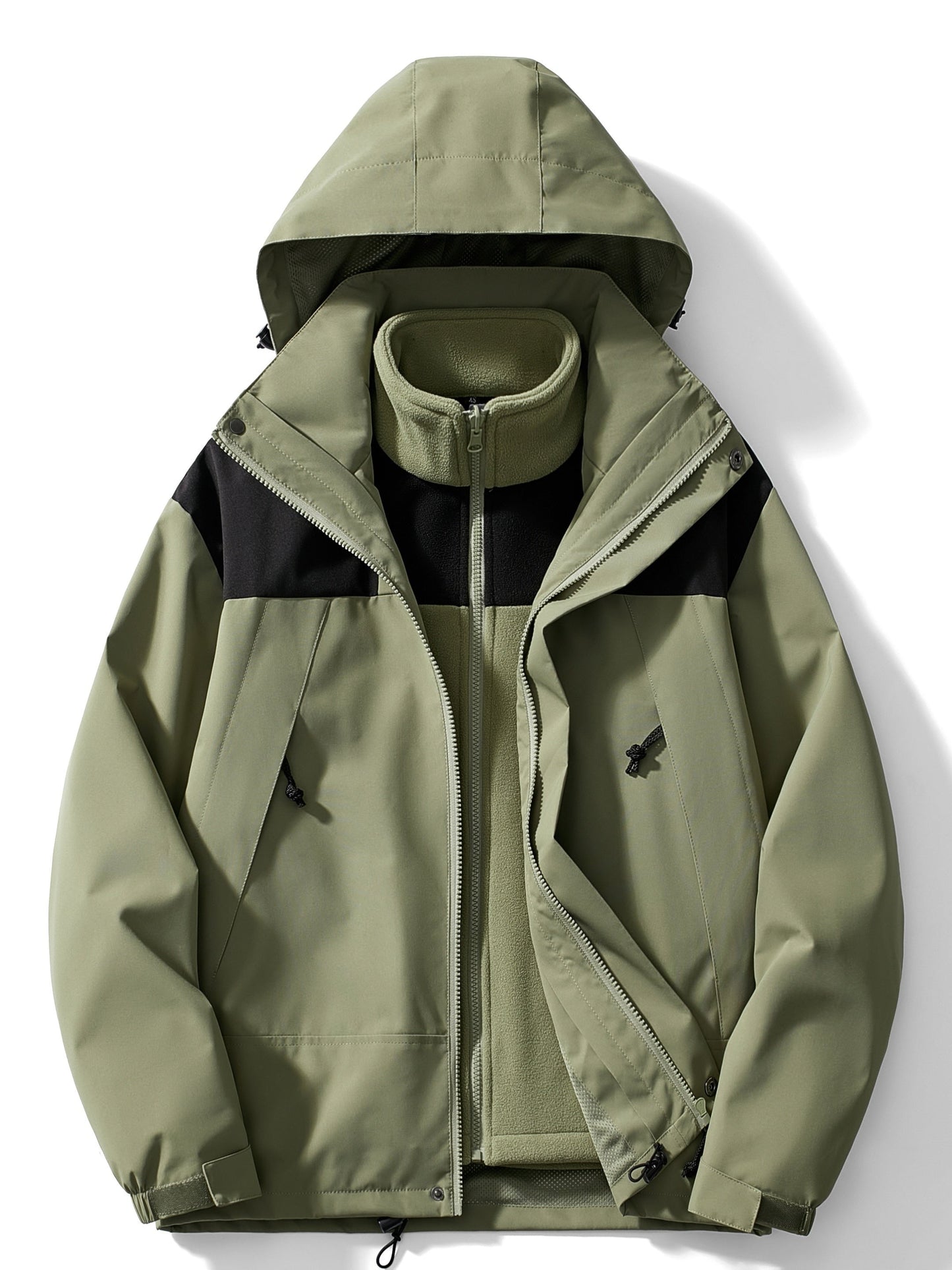 Veste d'hiver homme 3-en-1 capuche