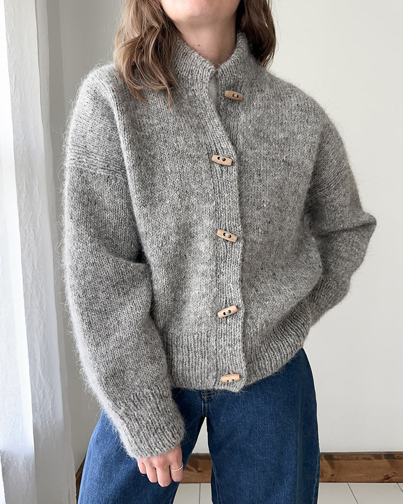 Cardigan chic Col montant Boutons élégants