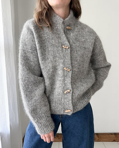 Cardigan chic Col montant Boutons élégants