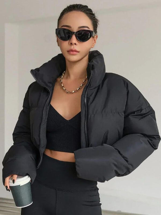 Leichte Damenjacke Puffer Style - IdealeKleiden
