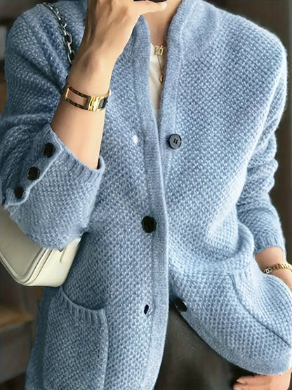 Cardigan Chic à Boutons pour Femme