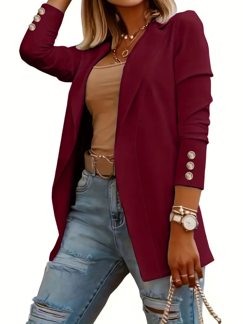 Fiona - Blazer à manches longues chic pour le printemps