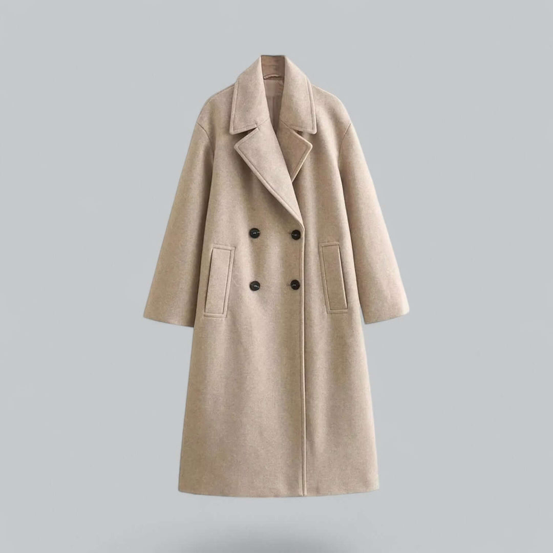 Manteau surdimensionné pour femme, fermeture boutonnée, moderne