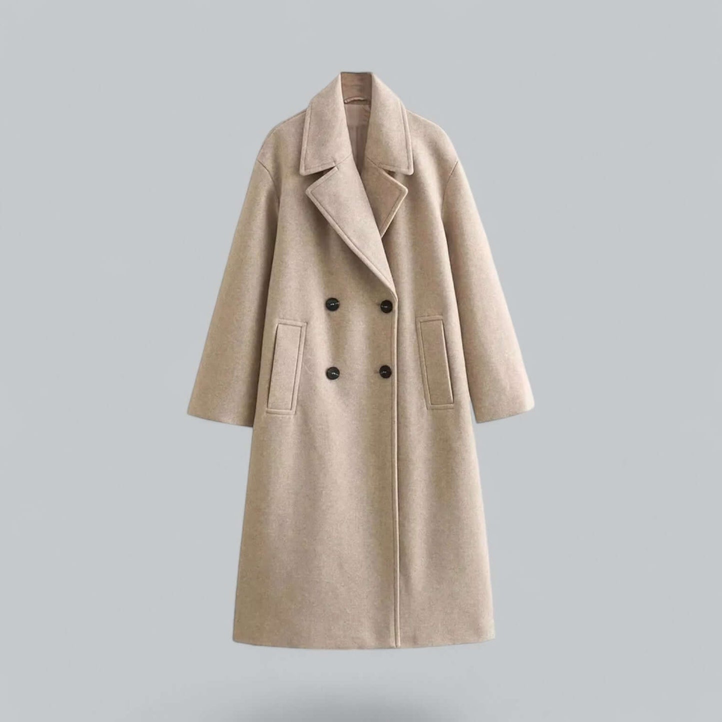 Manteau surdimensionné pour femme, fermeture boutonnée, moderne