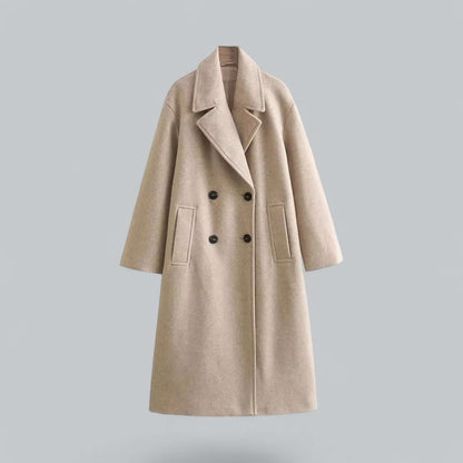 Manteau surdimensionné pour femme, fermeture boutonnée, moderne