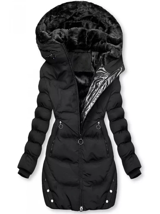 Veste d'hiver femme chaude doublée
