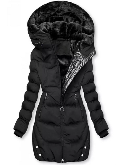 Veste d'hiver femme chaude doublée