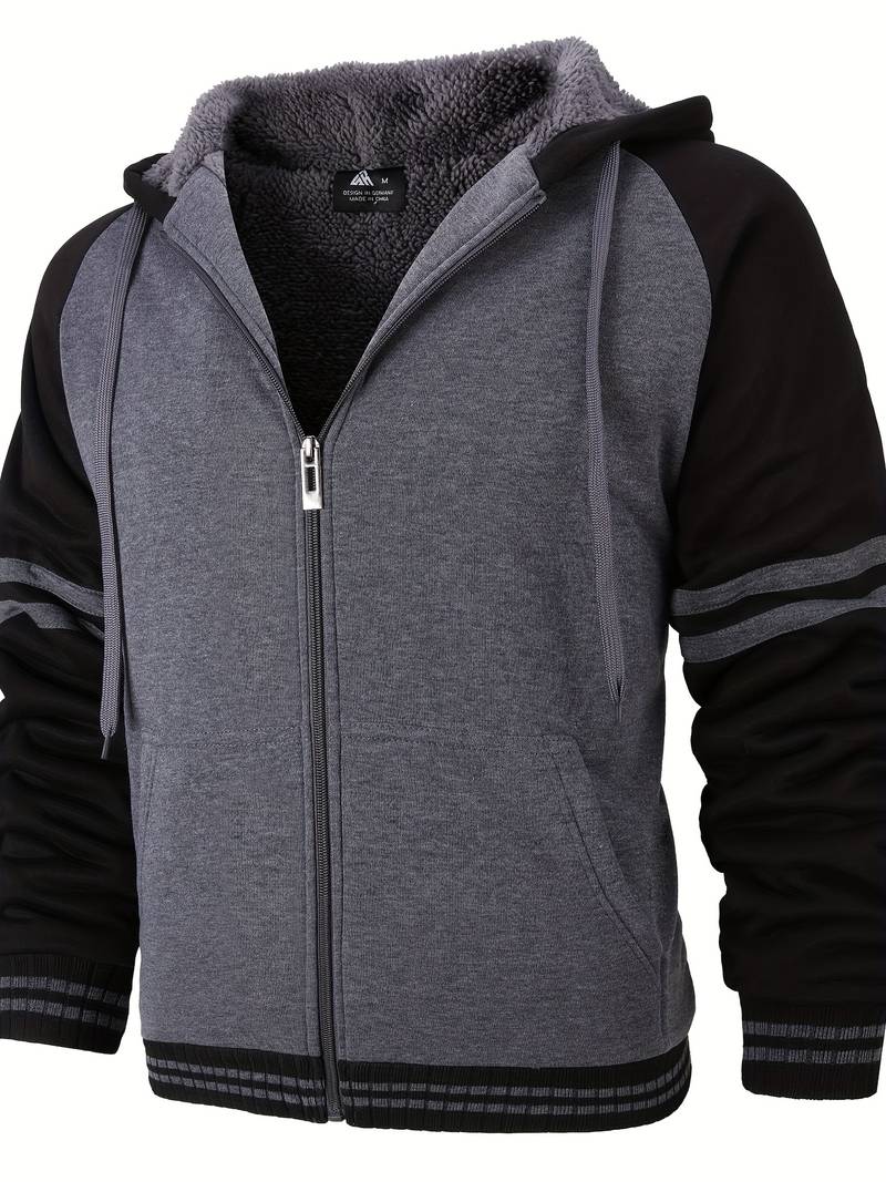 Sweat à capuche thermique chaud et isolant pour hommes