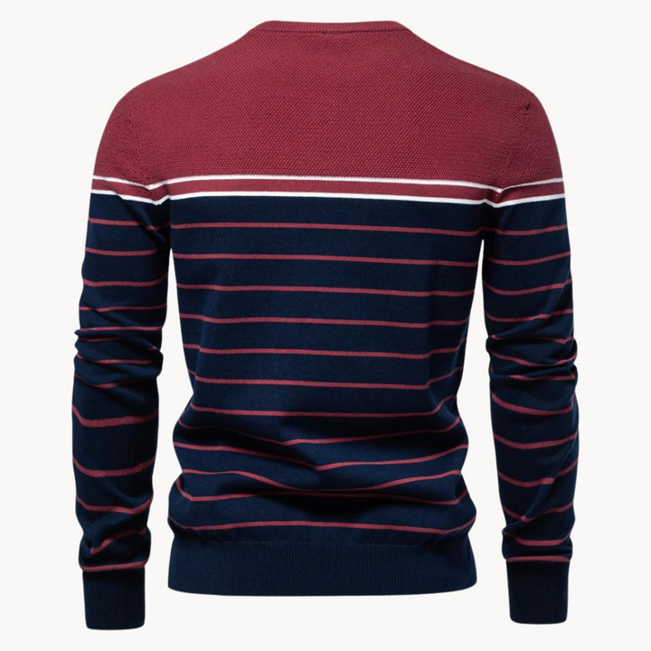 Pull rayé femme coton moderne
