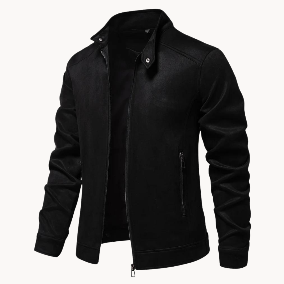 Blouson en cuir élégant pour homme