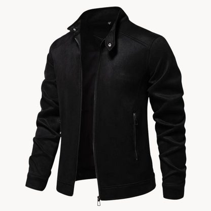 Blouson en cuir élégant pour homme