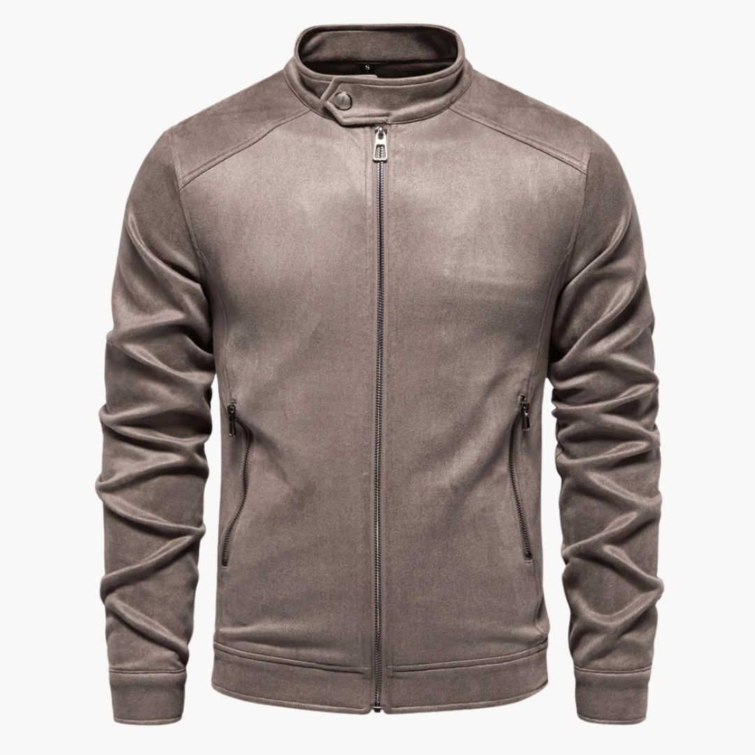 Blouson en cuir élégant pour homme