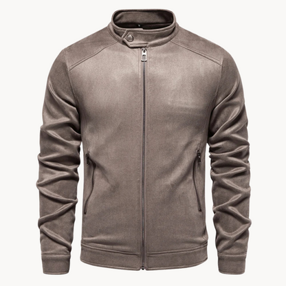 Blouson en cuir élégant pour homme