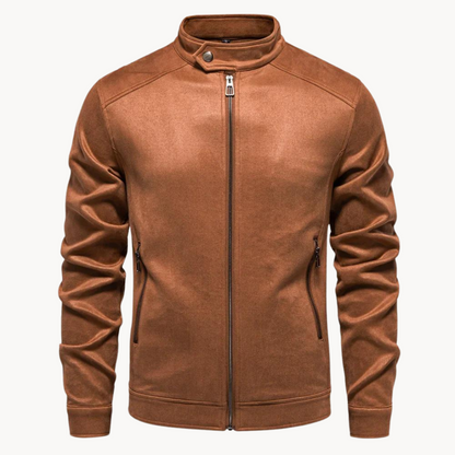 Blouson en cuir élégant pour homme