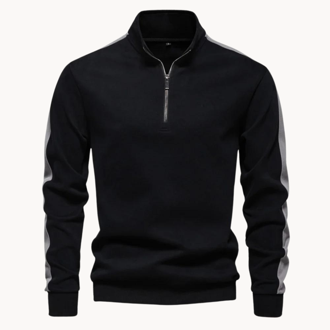 Pull élégant pour femme | Pull de luxe col zippé