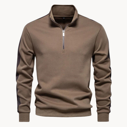 Pull élégant pour femme | Pull de luxe col zippé