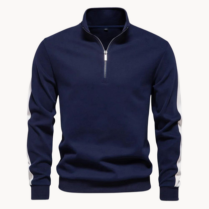 Pull élégant pour femme | Pull de luxe col zippé