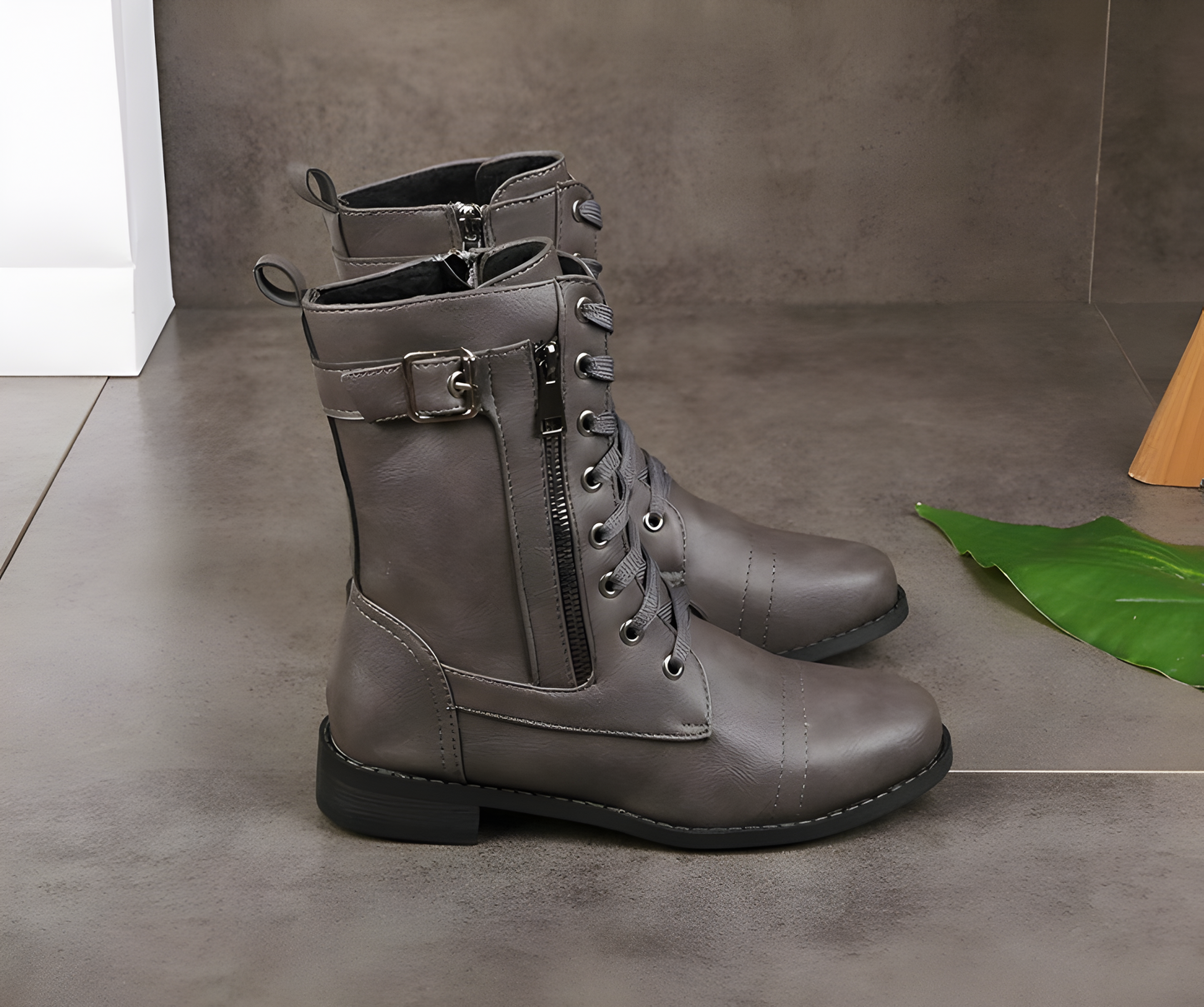 Bottes mode femme talon carré hauteur cheville