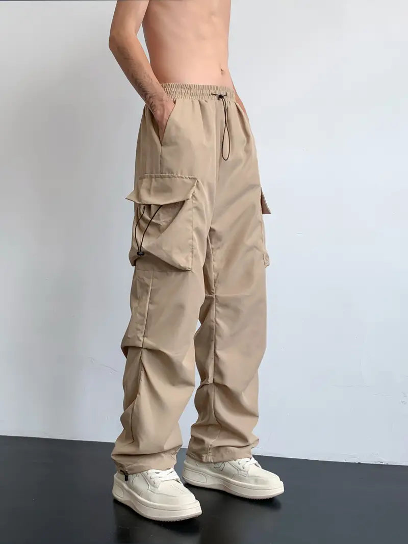 Pantalon cargo confortable style décontracté homme