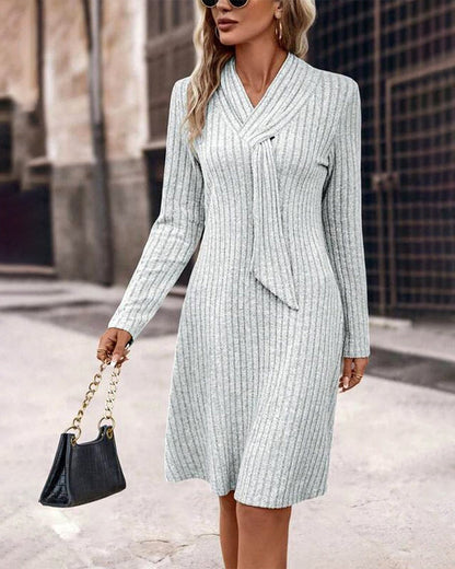 Robe trapèze élégante Style simple