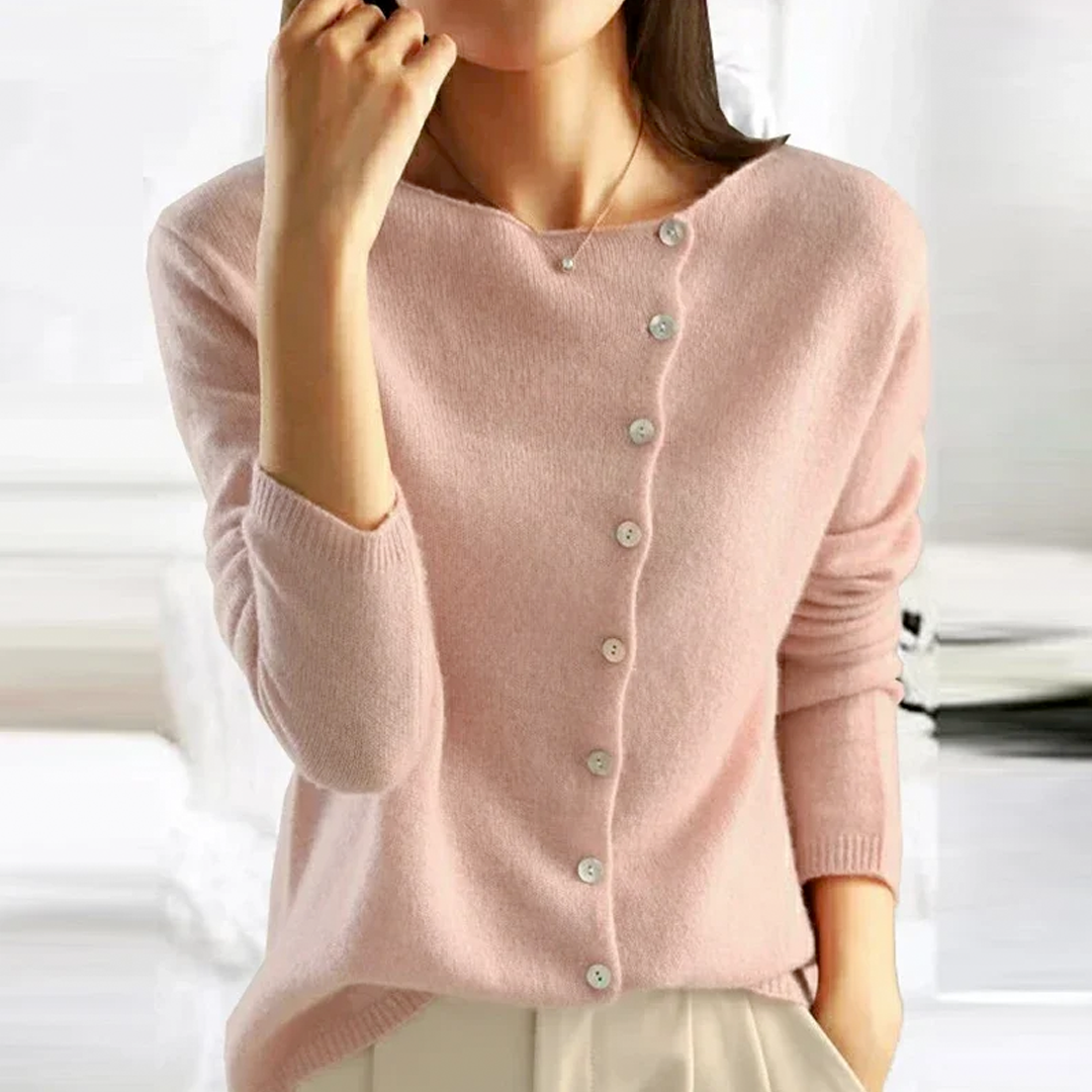 Pull en cachemire tricoté bordeaux femme