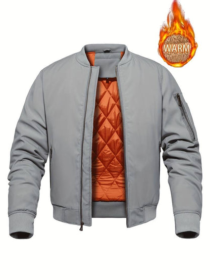 Blouson bombardier homme élégant noir