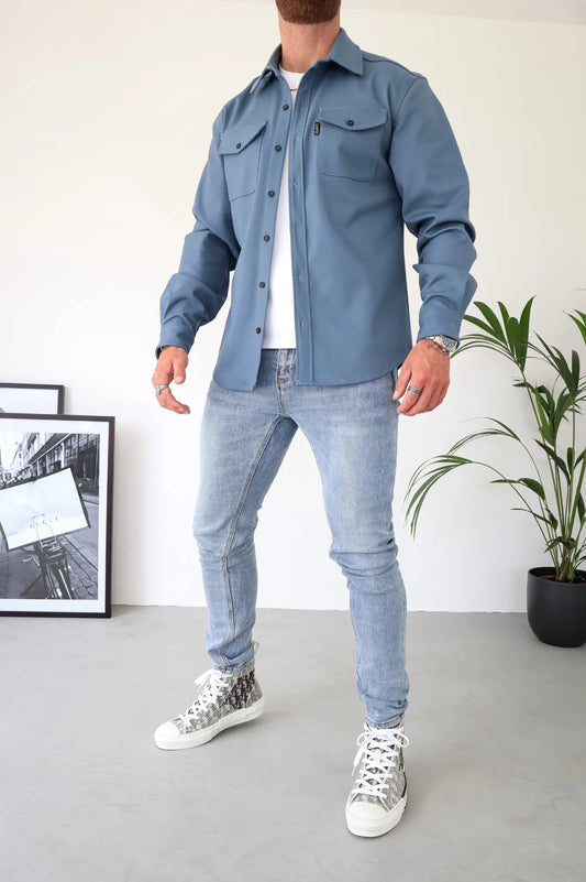Stilvolle Damenjacke Button Down Style - IdealeKleiden