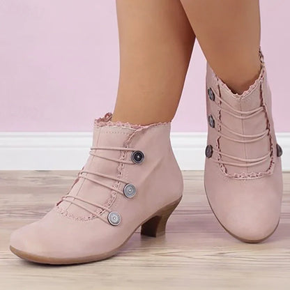 Bottines femme victoriennes à lacets
