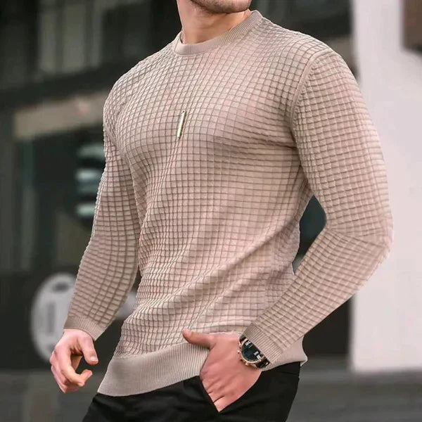 Pull élégant en maille Milano coupe slim
