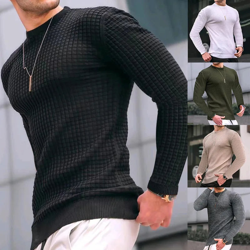 Eleganter Strickpullover Milano Slim Fit Design - IdealeKleiden