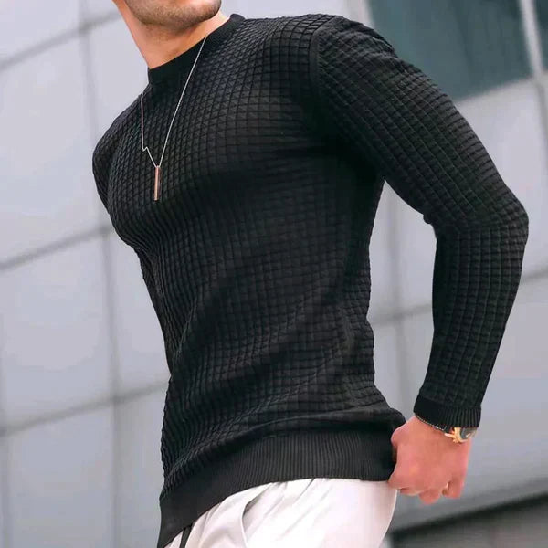 Pull élégant en maille Milano coupe slim