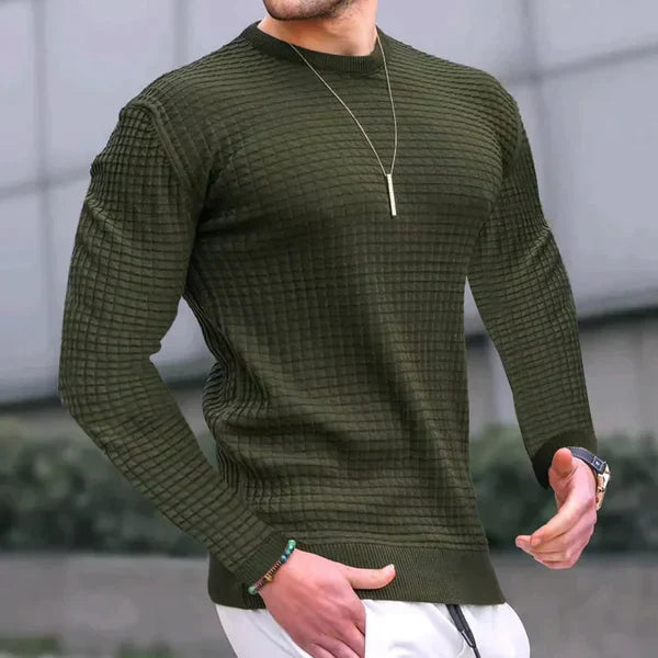 Pull élégant en maille Milano coupe slim