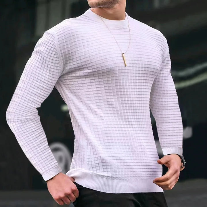 Pull élégant en maille Milano coupe slim
