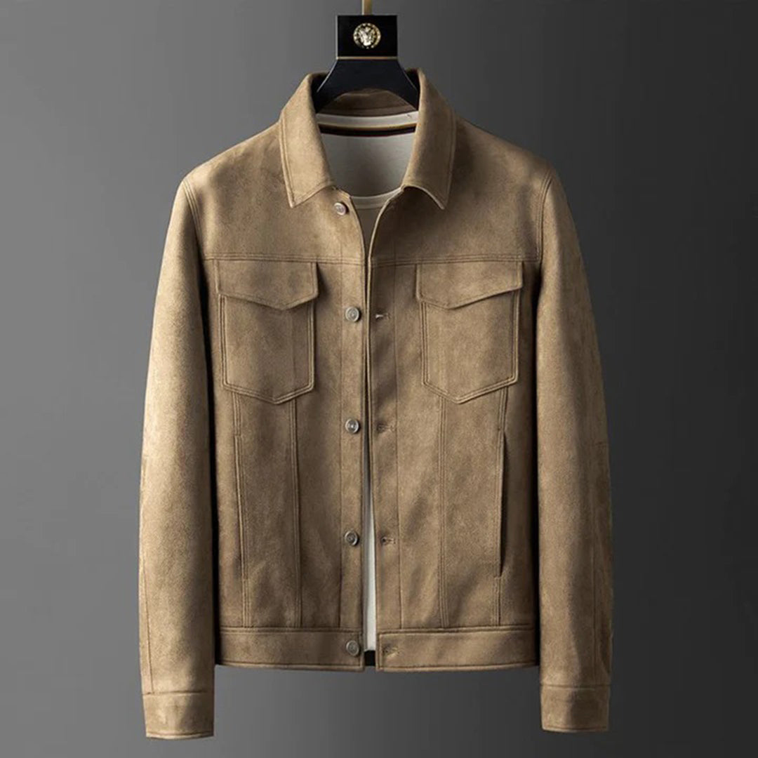 Veste en daim homme coupe-vent et imperméable