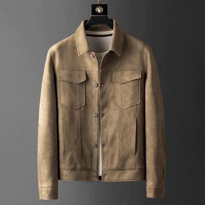 Veste en daim homme coupe-vent et imperméable