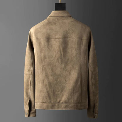 Herren Wildlederjacke Wind- und Wasserfest - IdealeKleiden