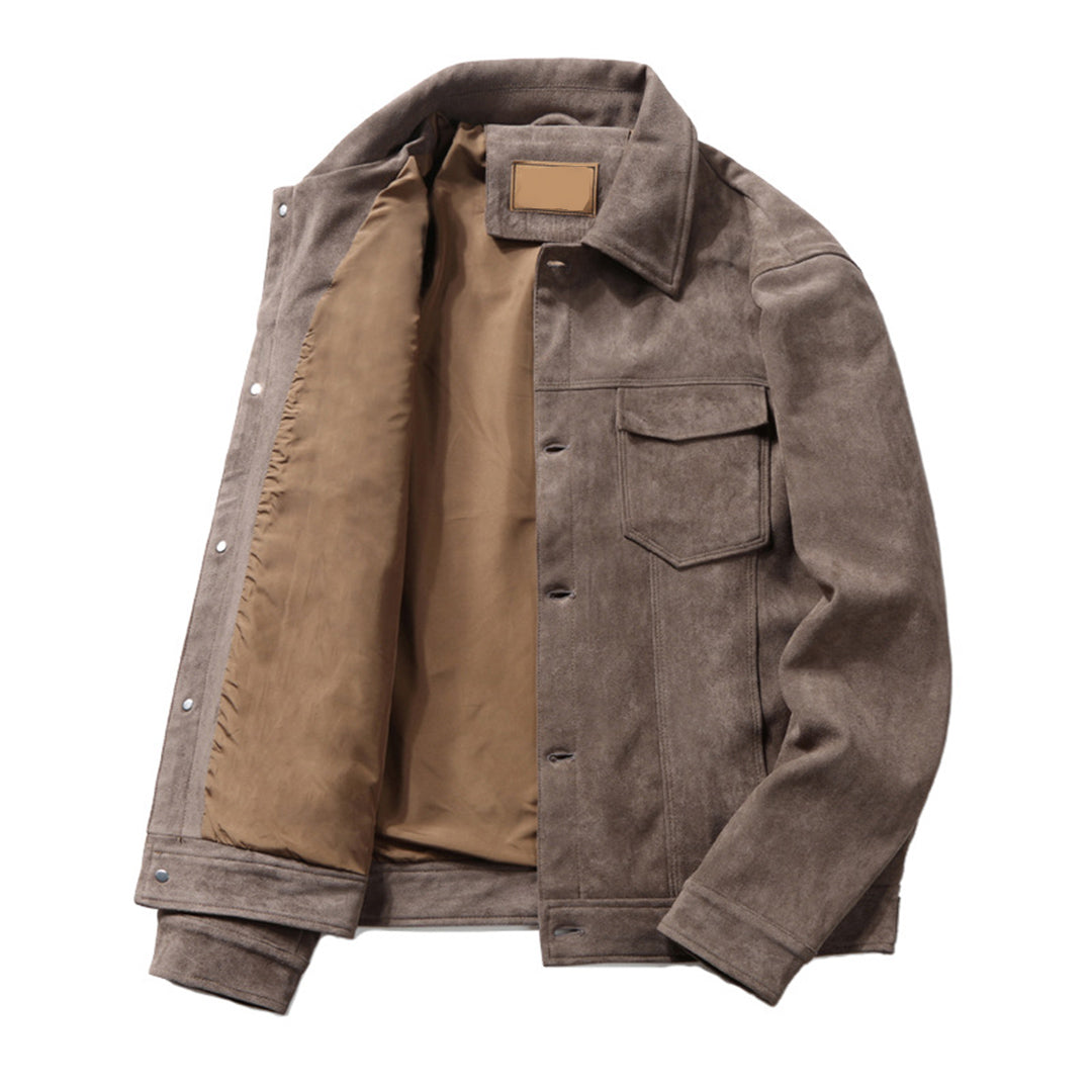 Veste en daim homme coupe-vent et imperméable