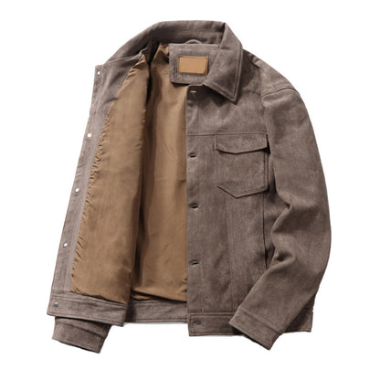Veste en daim homme coupe-vent et imperméable