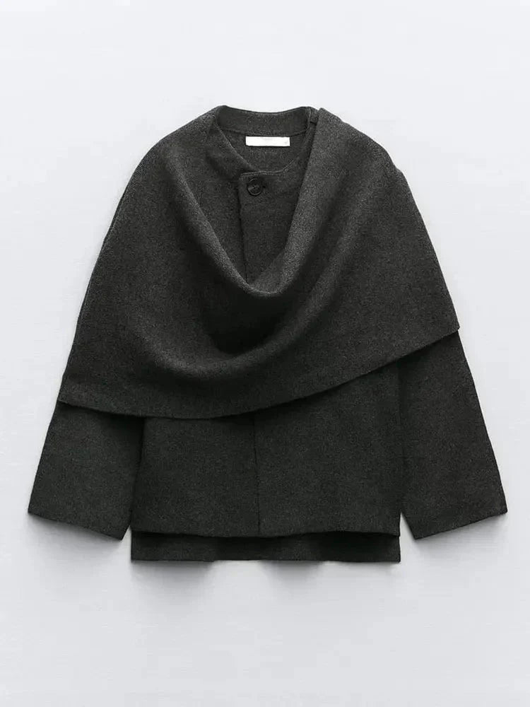 Elegante Damenwinterkleidung Retro Stil - IdealeKleiden