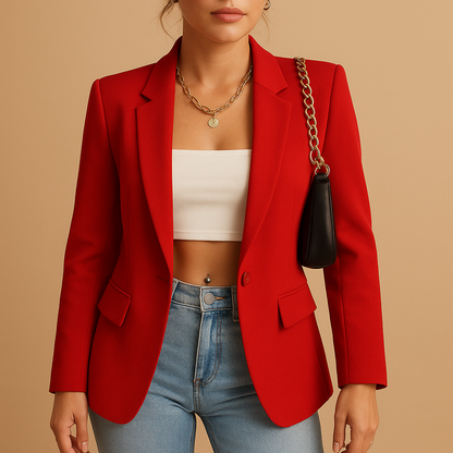Veste blazer femme cintrée