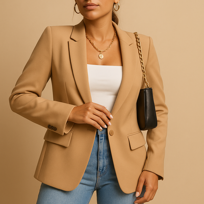 Veste blazer femme cintrée