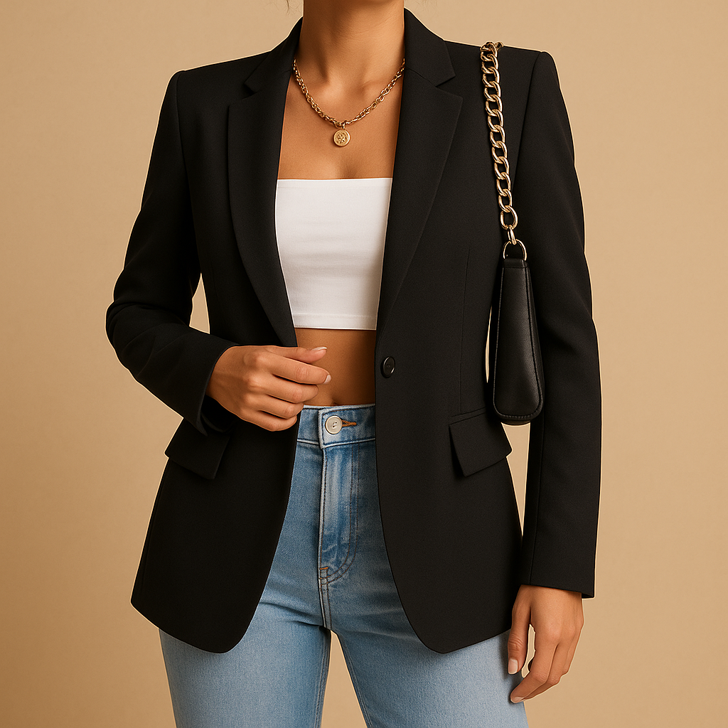 Veste blazer femme cintrée