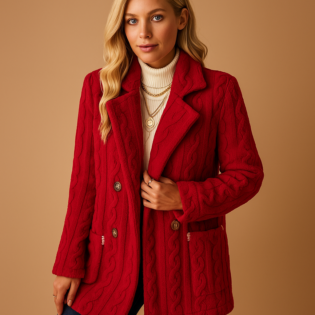 Manteau long d'hiver chaud en Teddy pour femme
