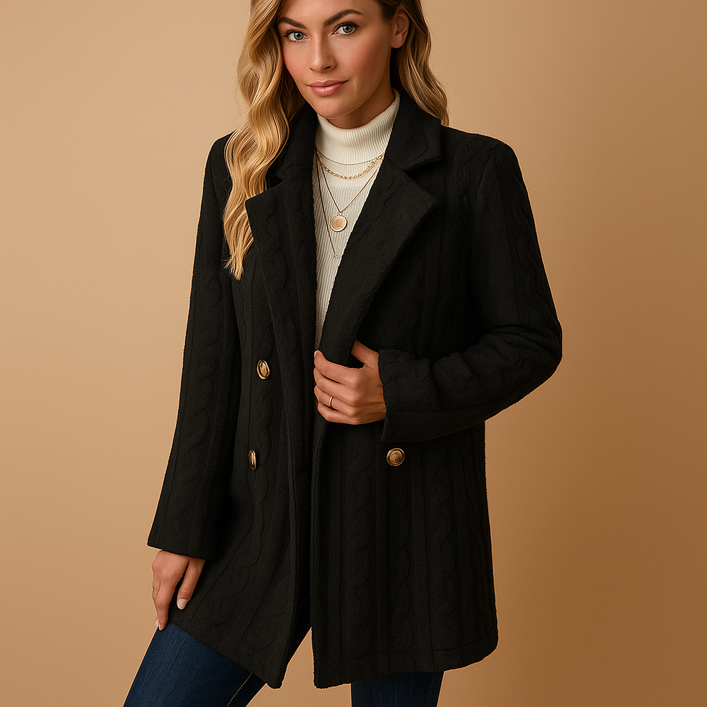 Manteau long d'hiver chaud en Teddy pour femme